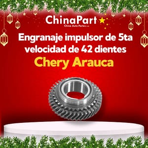 Engranaje impulsor de 5ta velocidad de 42 dientes Chery Arauca