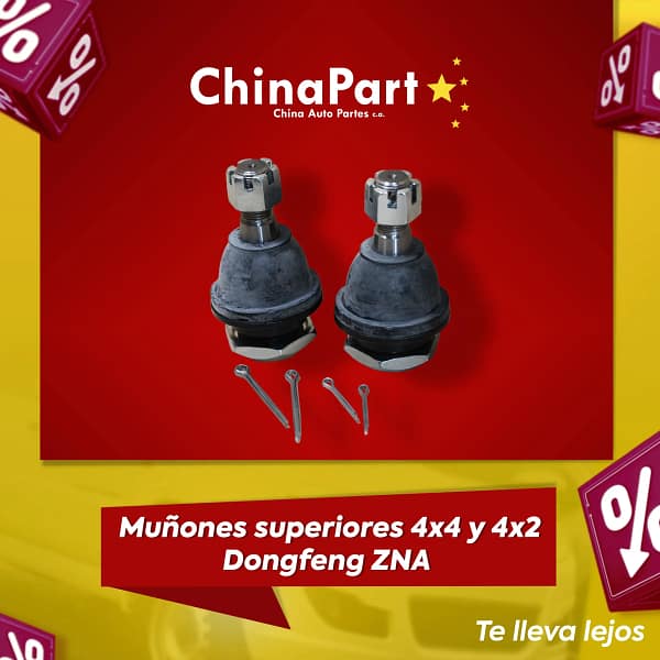 Muñones superiores 4x4 y 4x2 Dong Feng ZNA